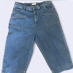 Classic Blue Denim capris Women's Jeans